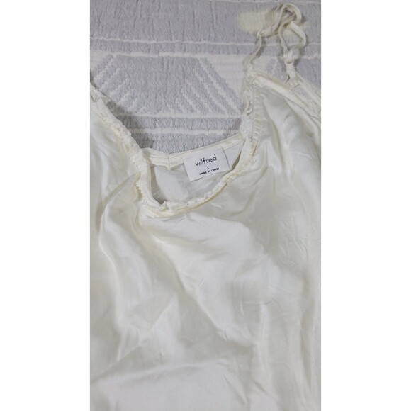 Wilfred‎ by Aritzia 100% Cupro Camisole Top Women’s Large Ivory White Adjustable - Picture 3 of 8